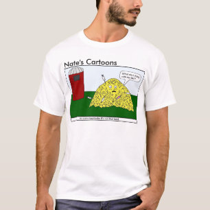 Nateの漫画の三角波のワイシャツ Tシャツ