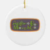 nate、小さいトナカイのオーナメント セラミックオーナメント (裏面)