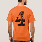 NATE DAの素晴らしいTシャツ Tシャツ (裏面)