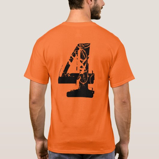 NATE DAの素晴らしいTシャツ Tシャツ (裏面)