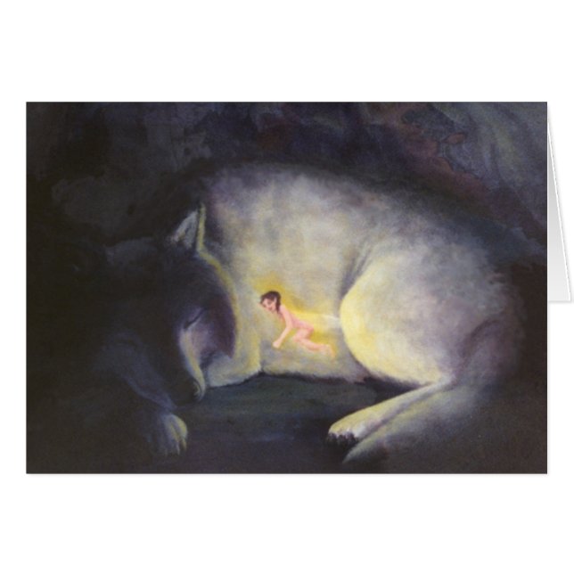 Nathanジェームス著"夢みる人"カード (正面横)