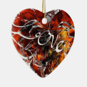 NathanロバートSimonson著愛デザイン セラミックオーナメント (右)