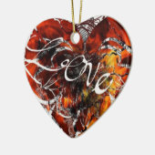 NathanロバートSimonson著愛デザイン セラミックオーナメント (左)