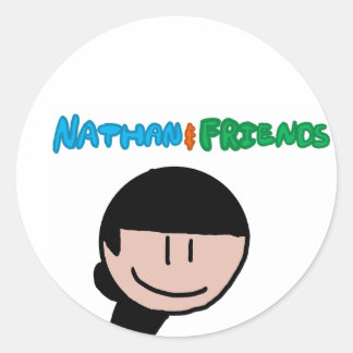 Nathan and Friends – ショーンステッカー ラウンドシール