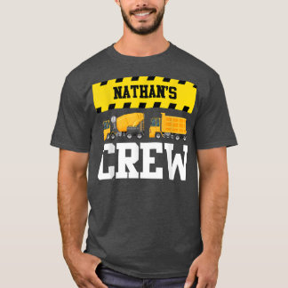 Nathan Construction Crew Custom Dumptruck Dump Tru Tシャツ