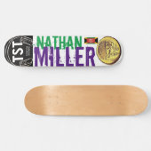 NATHAN E MILLER スケートボード (横)