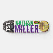 NATHAN E MILLER スケートボード (横)