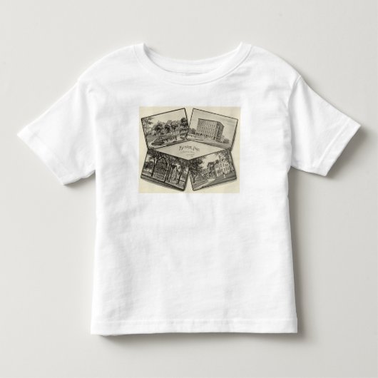 Nathanielの白い記念のページ トドラーTシャツ (正面)