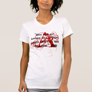 Nathaniel Hawthorneファンの赤い印のデザインのTシャツ Tシャツ