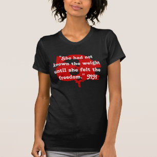 Nathaniel Hawthorneファンの赤い印のデザインのTシャツ Tシャツ