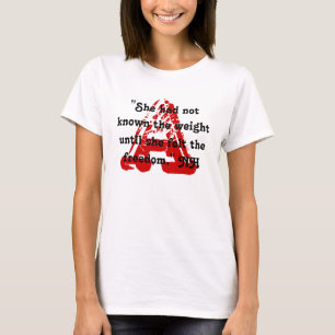 Nathaniel Hawthorneファンの赤い印のデザインのTシャツ Tシャツ