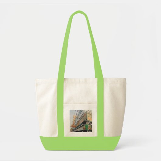 Nathan's Famous Hot Dogs Canvas Pocket Tote Bag トートバッグ (正面)