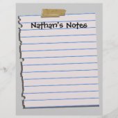 Nathan's Notesおもしろい頭文房具 (正面)