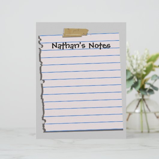 Nathan's Notesおもしろい頭文房具 (スタンド正面)