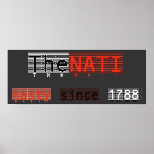 NATIポスタ扱いにくーアート ポスター (正面)