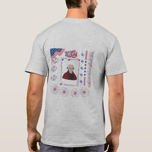 Nation of Lights Celebration grey Tシャツ (裏面)