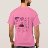 Nation of Lights Celebration pink Tシャツ (裏面)