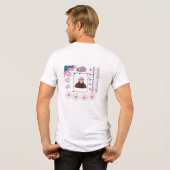 Nation of Lights Celebration white トライブレンドＴシャツ (裏面全面)