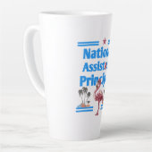 national Assistent princeipal flamingo カフェラテマグ (左アングル)