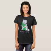 National Bipolar Disorder Awareness Month Green Ri Tシャツ (正面フル)