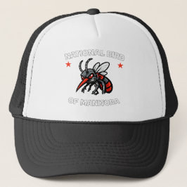 National Bird of Manitoba Funny Mosquito Hat キャップ