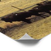 National Bison Range Roundup in Montana ポスター (角)