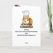 National Bittersweet Chocolate with Almonds Day カード (裏面)