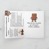 National Bittersweet Chocolate with Almonds Day カード (内部)