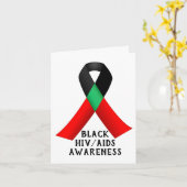 National Black HIV/AIDS Awareness Day カード (黄色い花)