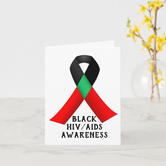 National Black HIV/AIDS Awareness Day カード (黄色い花)