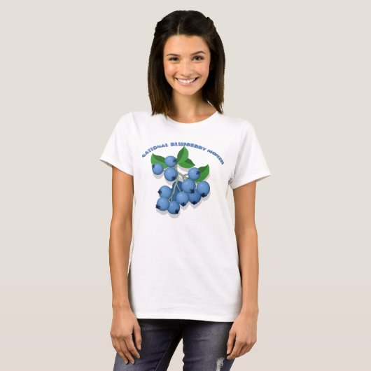National Blueberry Month Tシャツ (正面フル)