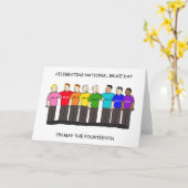 National Bruce Day May 14th カード (黄色い花)