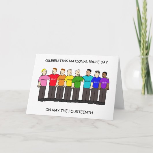 National Bruce Day May 14th カード (正面)