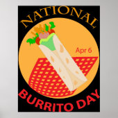 National Burrito Dayポスター ポスター (正面)