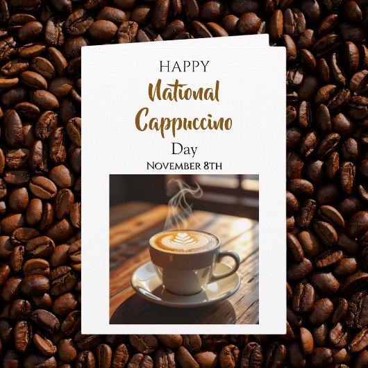 National Cappuccino Day | November 8th カード