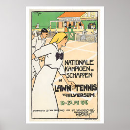 National Championships in Lawn Tennis in Hilversum ポスター