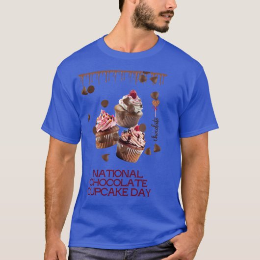 National Chocolat Cupcake classique Tシャツ (正面)