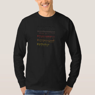 National Coloの統一と正義と自由の賛歌 Tシャツ