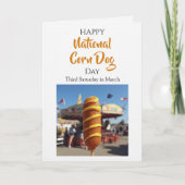 National Corn Dog Day | Third Saturday in March カード (正面)