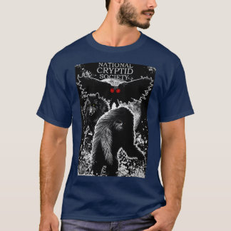 National Cryptid Society Bigfoot Dogman and Mothma Tシャツ