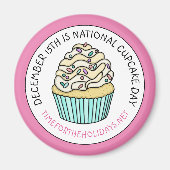 National Cupcake Day December 15th   マグネット (正面)