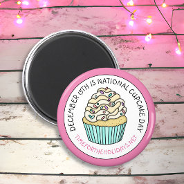 National Cupcake Day December 15th マグネット