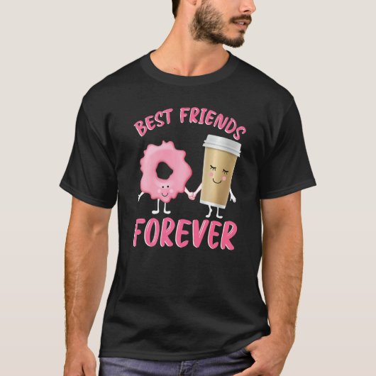 National Donut Day  Best Friends Forever Tシャツ (正面)