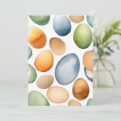 National Egg Month 1月A – 水彩画 シーズンカード (スタンド正面)