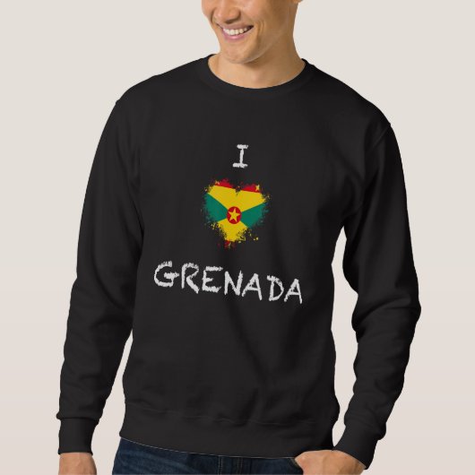 National Flag of Grenada souvenir  for men women 3 スウェットシャツ (正面)