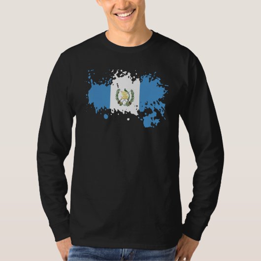 National Flag of Guatemala souvenir for men women Tシャツ (正面)