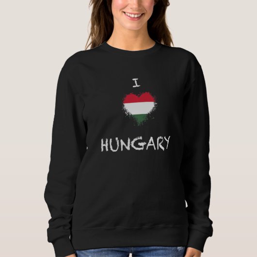 National Flag of Hungary souvenir  for men women   スウェットシャツ (正面)