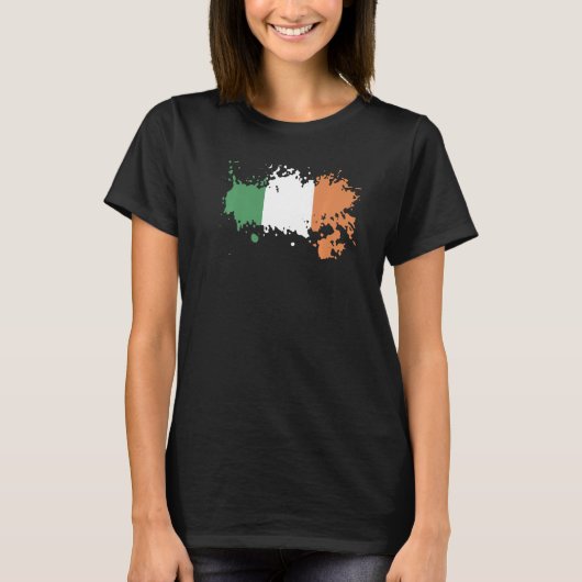 National Flag of Ireland souvenir  for men women   Tシャツ (正面)