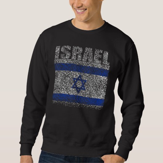National Flag of Israel souvenir  for men women 4 スウェットシャツ (正面)