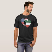 National Flag of Kuwait souvenir  for men women Tシャツ (正面フル)